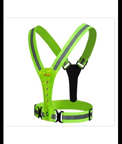 Gilet riflettente con luce LED Japcell