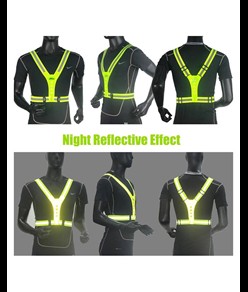 Gilet riflettente con luce LED Japcell