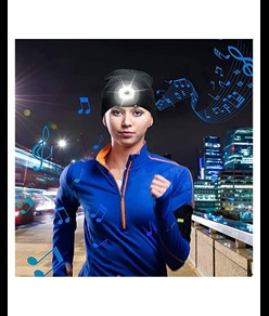 Berretto in maglia ricaricabile con luce LED da 120 lumen incorporata Japcell