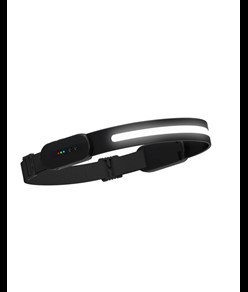 HLSA350 Lampada frontale ricaricabile con sensore, bluetooth e altoparlante - 350 lumen Japcell