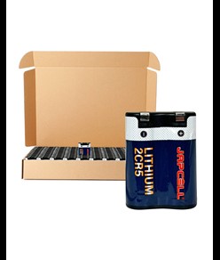 Batteria Japcell al litio 2CR5 per es. Raccordo per rubinetto Oras Japcell