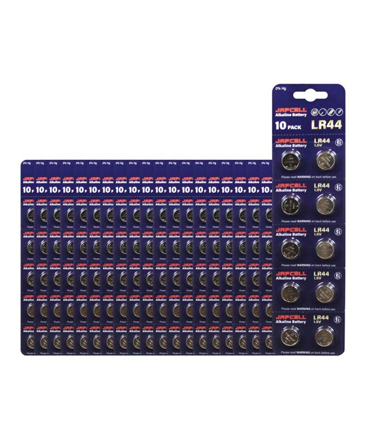 Batterie a bottone Japcell LR44 / A76 / AG13 / LR1154 - Alcaline Japcell Batterie a bottone Japcell LR44 / A76 / AG13 / LR1154 - Alcaline Japcell