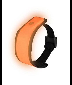 SA300 braccialetto catarifrangente LED ricaricabile con USB. Coast