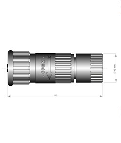 Lancia antincendio a rotazione UNI 25 per naspi
  Variomatic