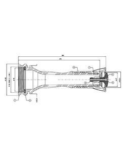 Lancia antincendio UNI 70 per idranti  Panama