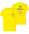 T-shirt personalizzata con stampa lato cuore e schiena T-shirt personalizzata con stampa lato cuore e schiena
