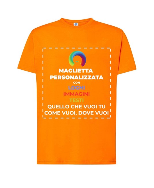 T-shirt personalizzata con stampa fronte T-shirt personalizzata con stampa fronte