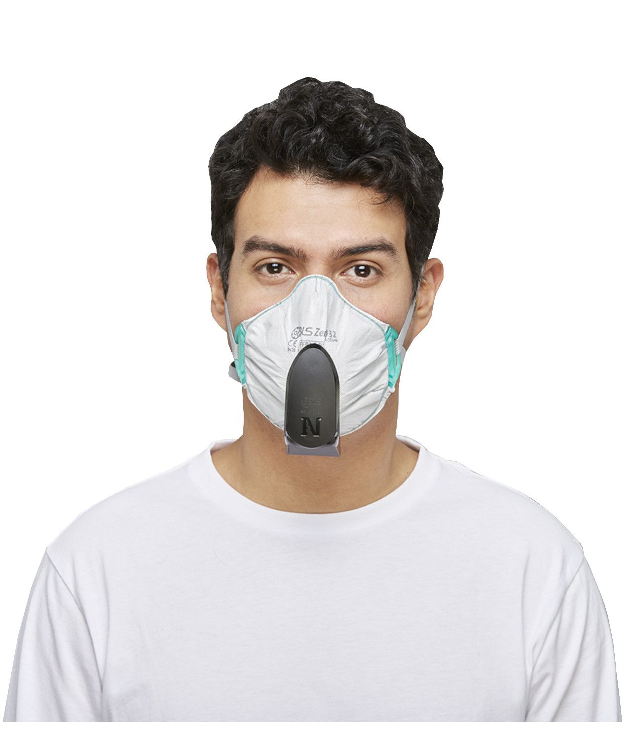 Kit di 20 mascherine filtranti FFP3 Zer0 32 con valvola elettronica Active Shield BLS