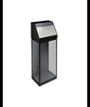 Gettacarte push con sportello inox Medial Storico Kril