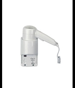 Asciugacapelli con base a muro per uso alberghiero Medial Yul Basic