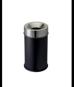 Gettacarte auto-estinguente con coperchio inox Medial Grisù vip