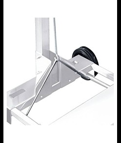 Portasacco mobile con coperchio e pedale Medial Contimobile