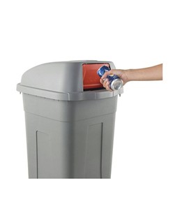 Contenitore sportello basculante in “Plastica Seconda Vita” Medial Bloom Push Contenitore sportello basculante in “Plastica Seconda Vita” Medial Bloom Push