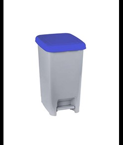 Pattumiera a pedale con coperchio colorato Medial Slim