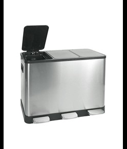 Pattumiera a pedale per la raccolta differenziata Medial Multiflux