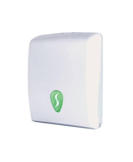 Distributore di carta asciugamani (600 fogli - piegatura a C,V e Z) Medial Stileco Distributore di carta asciugamani (600 fogli - piegatura a C,V e Z) Medial Stileco