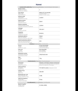 Asciugamani tradizionale con resistenza ad attivazione automatica Medial Hamet