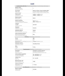 Asciugamani elettrico - versione "PRO" (con motore brushless) Medial KARÌ