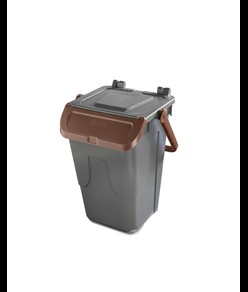 Bidone con sportello”a becco” in “Plastica Seconda Vita” Medial Duck
