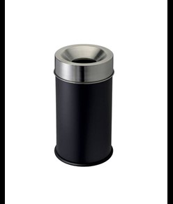 Gettacarte auto-estinguente con coperchio inox Medial Grisù vip