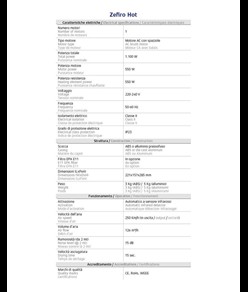 Asciugamani con resistenza - a lama d'aria Medial Zefiro Hot