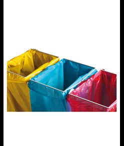 Carrello portasacco per la raccolta differenziata Medial Triflux