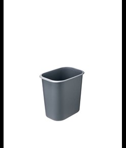 Cestino in plastica ignifuga rettangolare Medial Grisù plastic