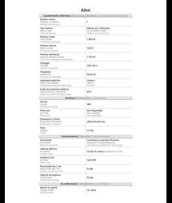 Asciugamani tradizionale con resistenza ad attivazione automatica Medial Alisé
