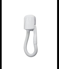 Asciugacapelli da parete con tubo per uso alberghiero Medial Yul Tubo