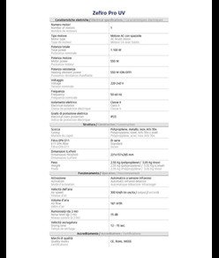 Asciugamani elettrico smart (con motore AC) Medial Zefiro Pro UV