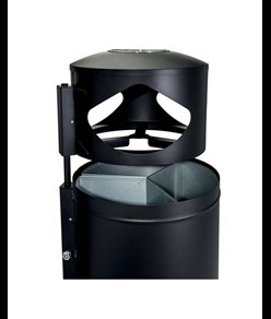 Posacenere-gettacarte per la raccolta differenziata Medial Station city