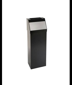 Gettacarte push con sportello inox e posacenere Medial Storico