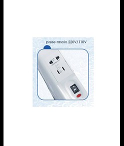 Asciugacapelli da parete con tubo per uso alberghiero Medial Yul Tubo