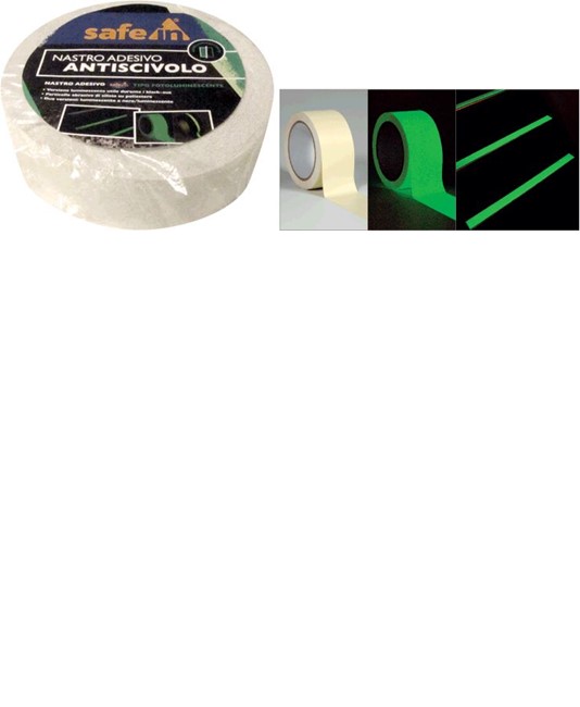 Nastro antiscivolo fotoluminescente Nastro antiscivolo fotoluminescente