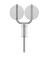 Delineatore per aiuole spartitraffico  diametro 60mm