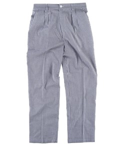 Pantaloni con quadretti Workteam