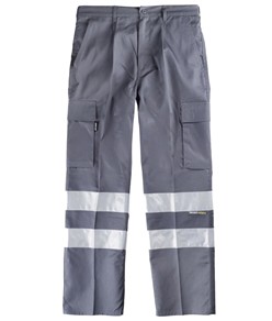 Pantalone da lavoro bande rifrangenti Workteam