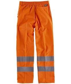 Pantaloni alta visibilità con bande rifrangenti Workteam