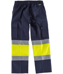 Pantaloni con bande rifrangenti alta visibilità Workteam