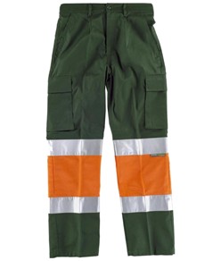 Pantaloni con bande rifrangenti alta visibilità Workteam
