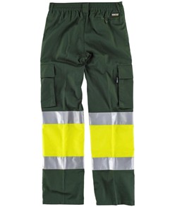 Pantaloni con bande rifrangenti alta visibilità Workteam