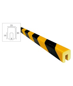 Paraspigoli ad incastro per macchinari e scaffalature
