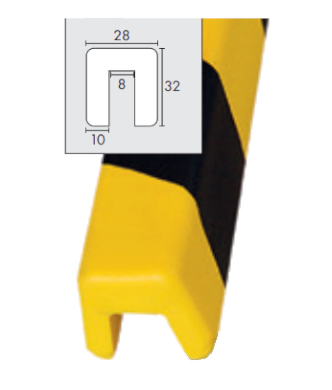 Paracolpi angolare a incastro