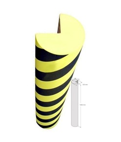 Paracolpi angolare industriale