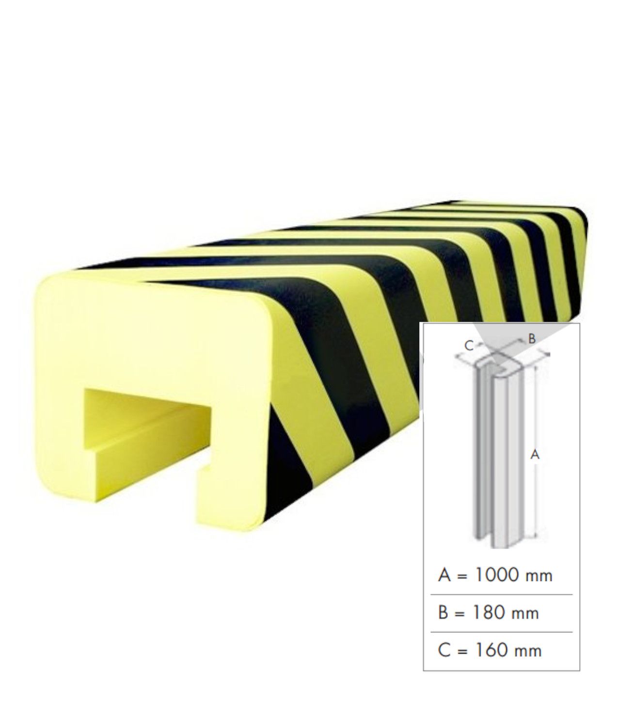 Paracolpi per scaffalature industriali in EVA