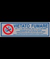 Pellicola adesiva per interni 'vietato fumare per condominio' con articoli