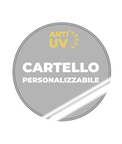 Cartello personalizzato in lamiera scatolata su richiesta del cliente  per esterno