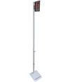 Piantana telescopica porta estintore Safemax Piantana telescopica porta estintore Safemax