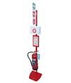 Piantana porta-estintore con coperta e cassetta pronto soccorso Safemax SafeHUB Piantana porta-estintore con coperta e cassetta pronto soccorso Safemax SafeHUB