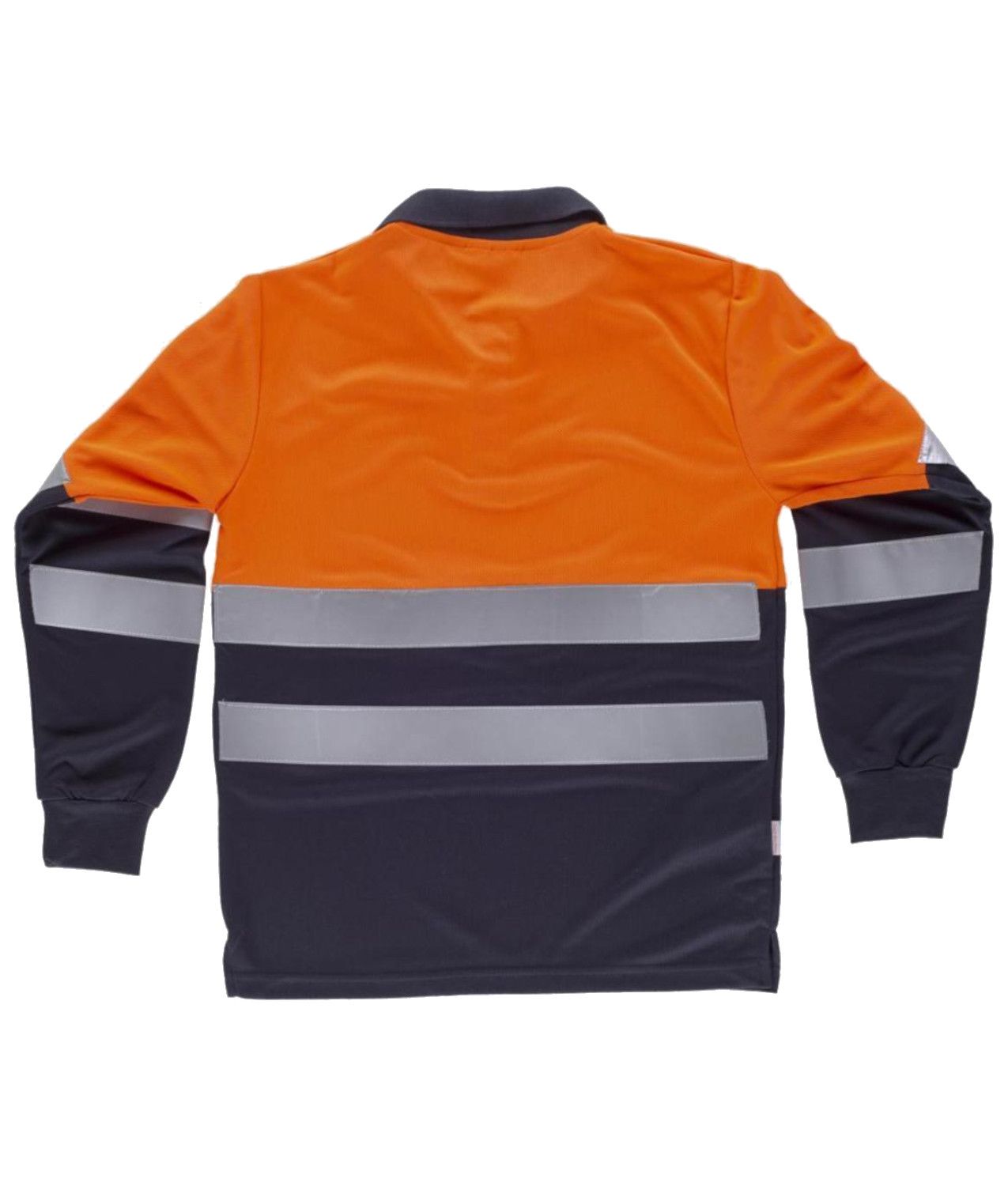 Polo alta visibilità maniche lunghe Workteam